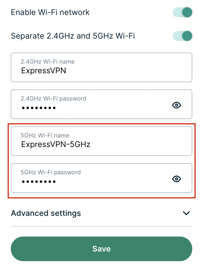 ExpressVPN 5GHz added ExpressVPN 5GHz added